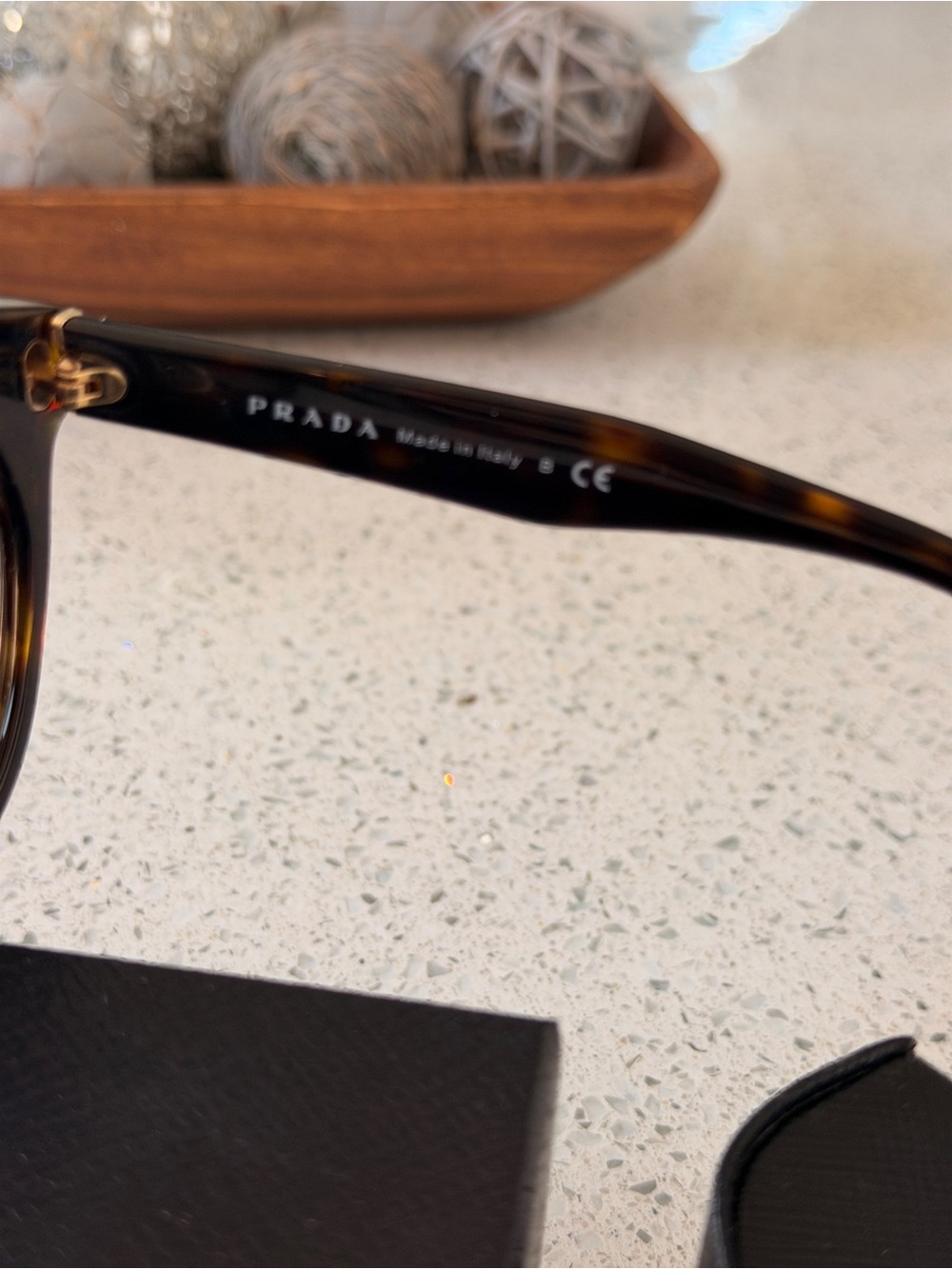 Prada Tortoiseshell Round Sunglasses - Brown Lenses - Picture 3 of 12